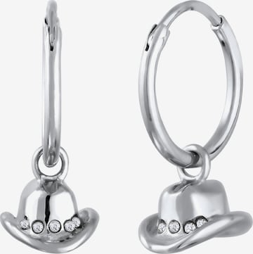 ELLI Ohrringe 'Cowboy' in Silber: Vorderseite