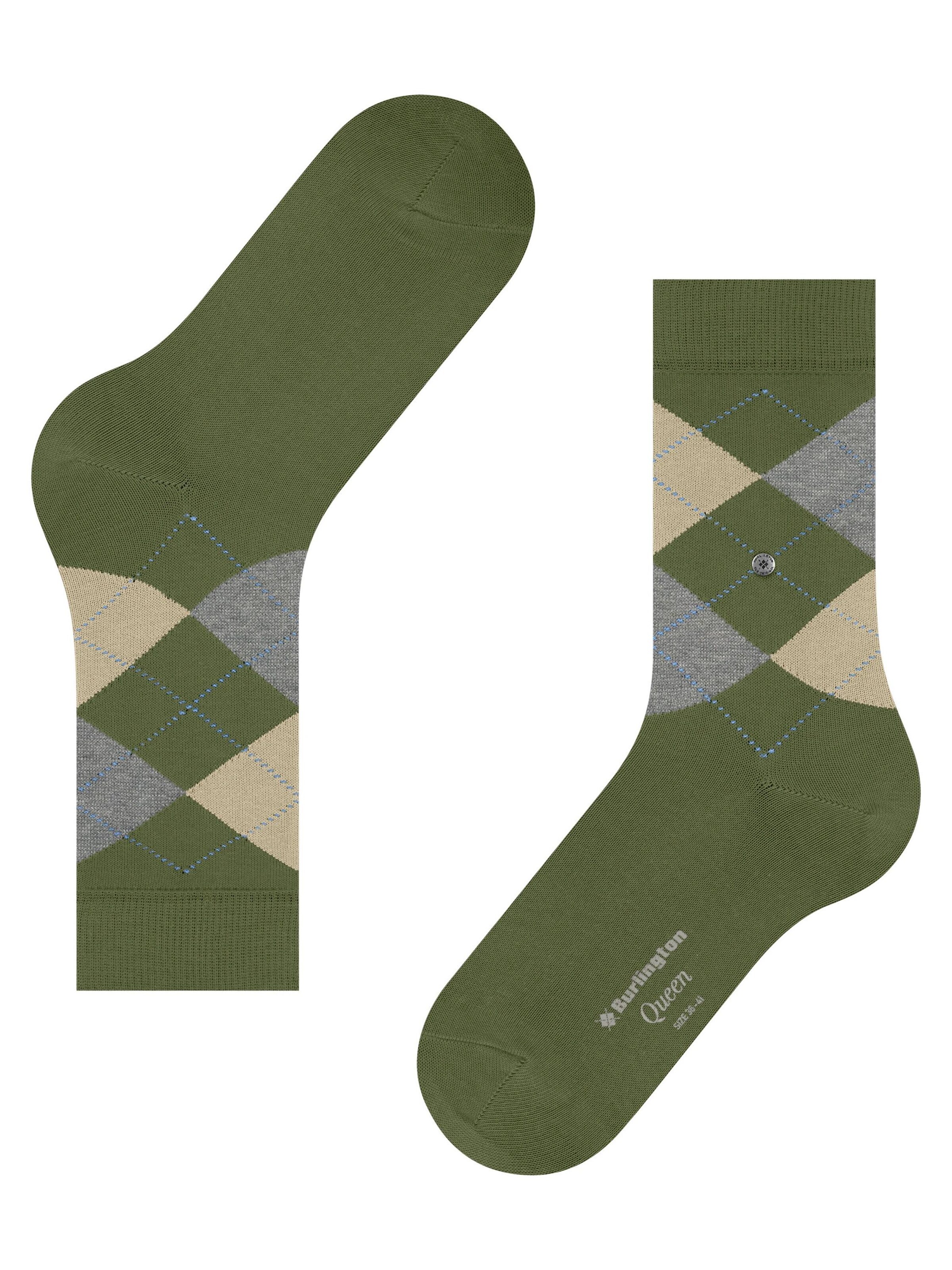 BURLINGTON Socks 'Queen' in Green