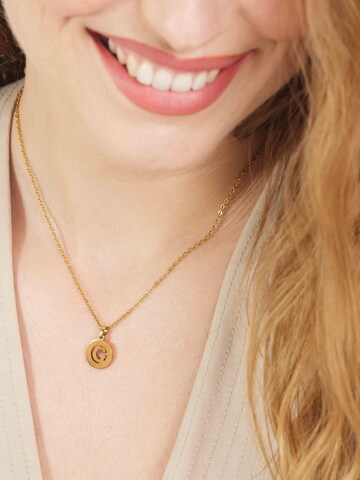 Lucardi Kette in Gold: Vorderseite