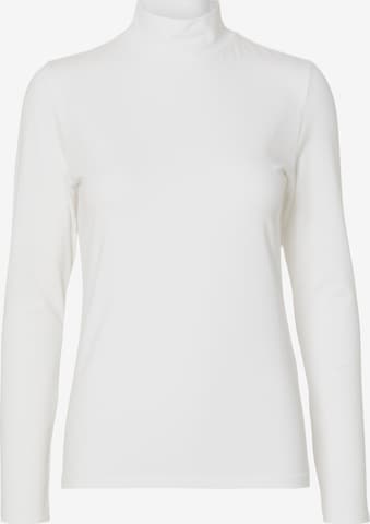 T-shirt 'CORA' SELECTED FEMME en blanc : devant