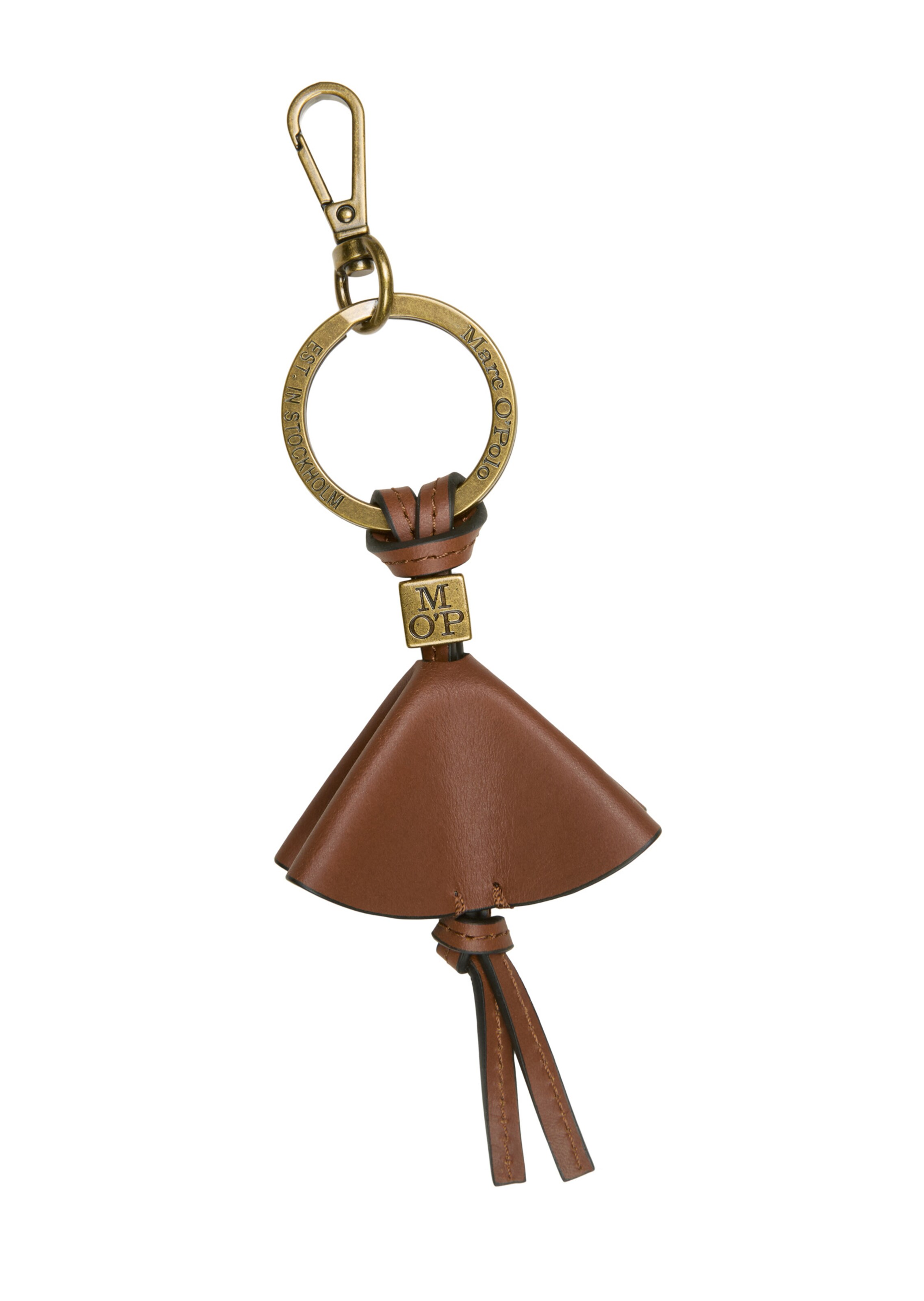 Marc O'Polo Sleutelhanger in Bruin: voorkant