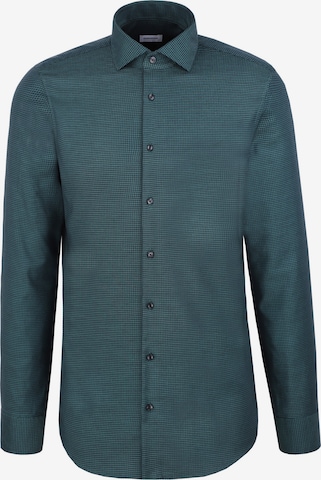 Chemise business SEIDENSTICKER en bleu : devant