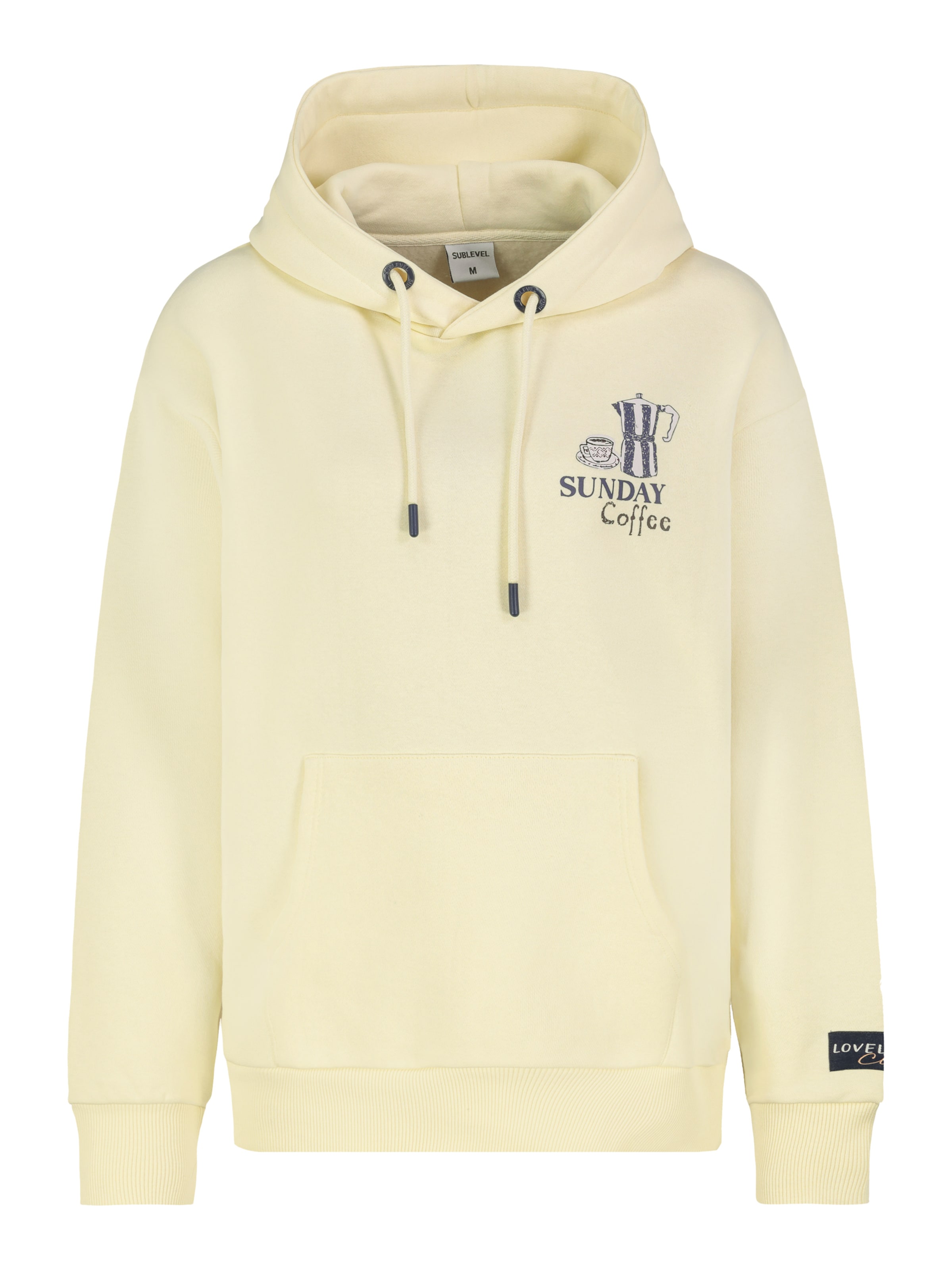 Sublevel Sweatshirt in Gelb: Vorderseite