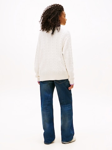 Tommy Jeans Knit cardigan in White