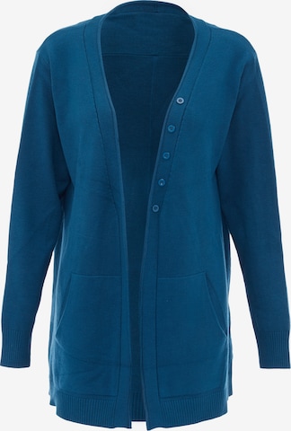 BLONDA Knit cardigan in Blue: front