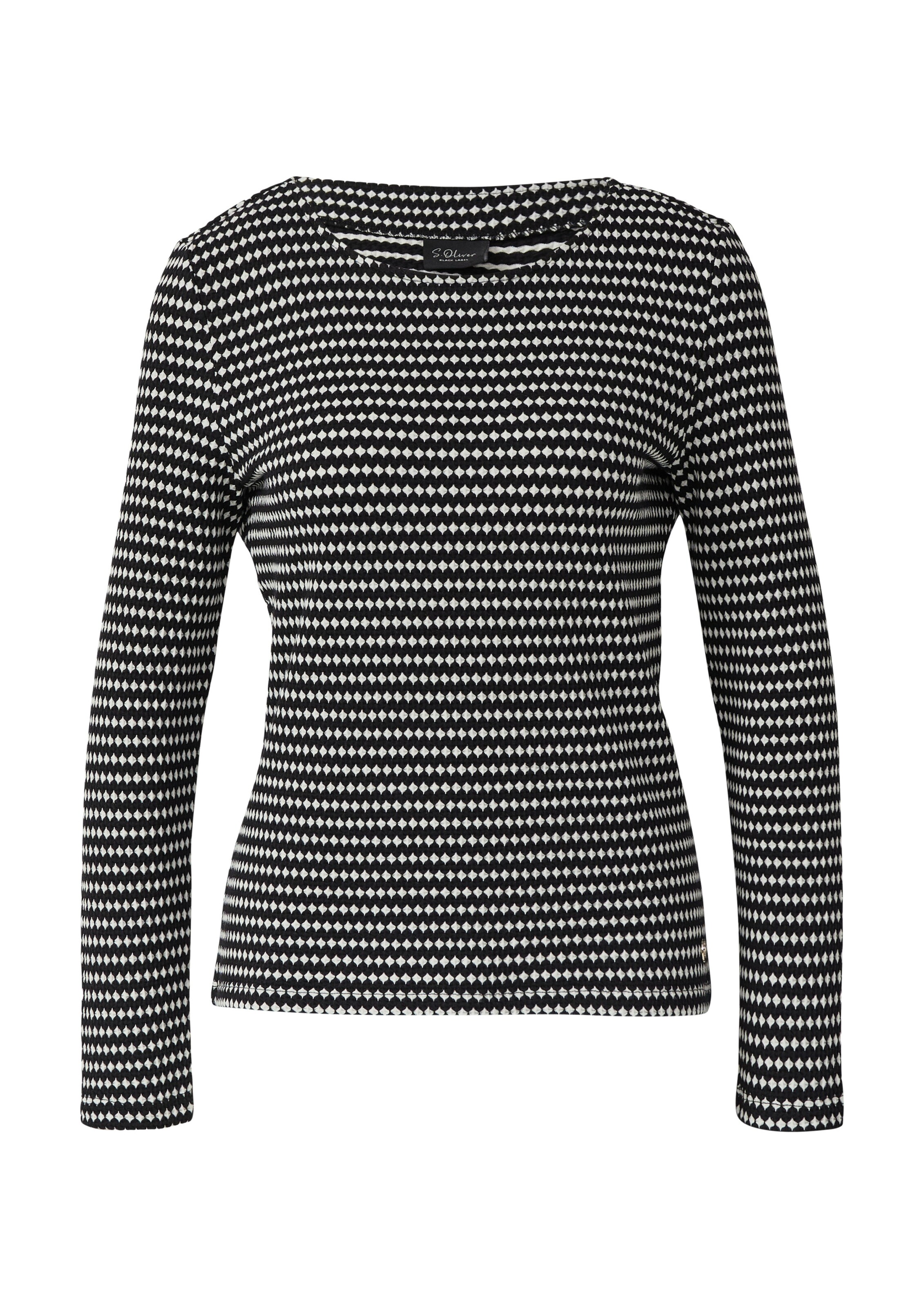 T-shirt s.Oliver en noir : devant