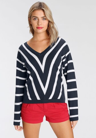 AJC Pullover in Blau: Vorderseite