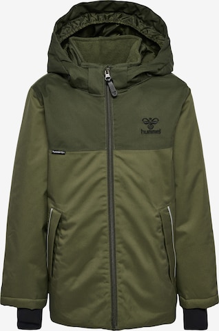 Veste de sport Hummel en vert : devant