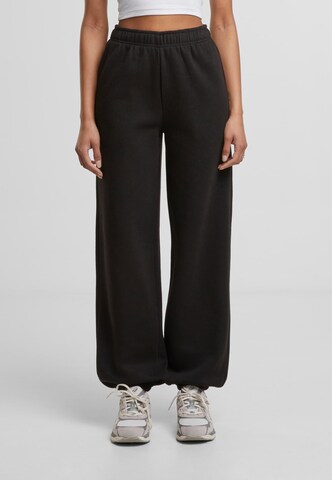 Urban Classics Tapered Housut värissä musta: etupuoli