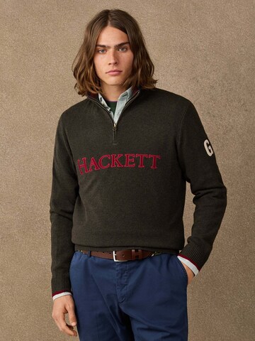 Hackett London Trui in Groen: voorkant