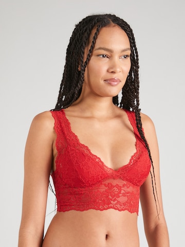 PIECES Regular Bra 'LINA' in Red: front
