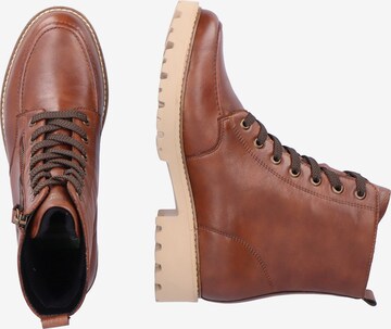 REMONTE Lace-Up Ankle Boots in Brown