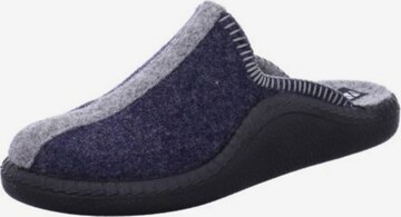 Westland Slippers in Blue: front