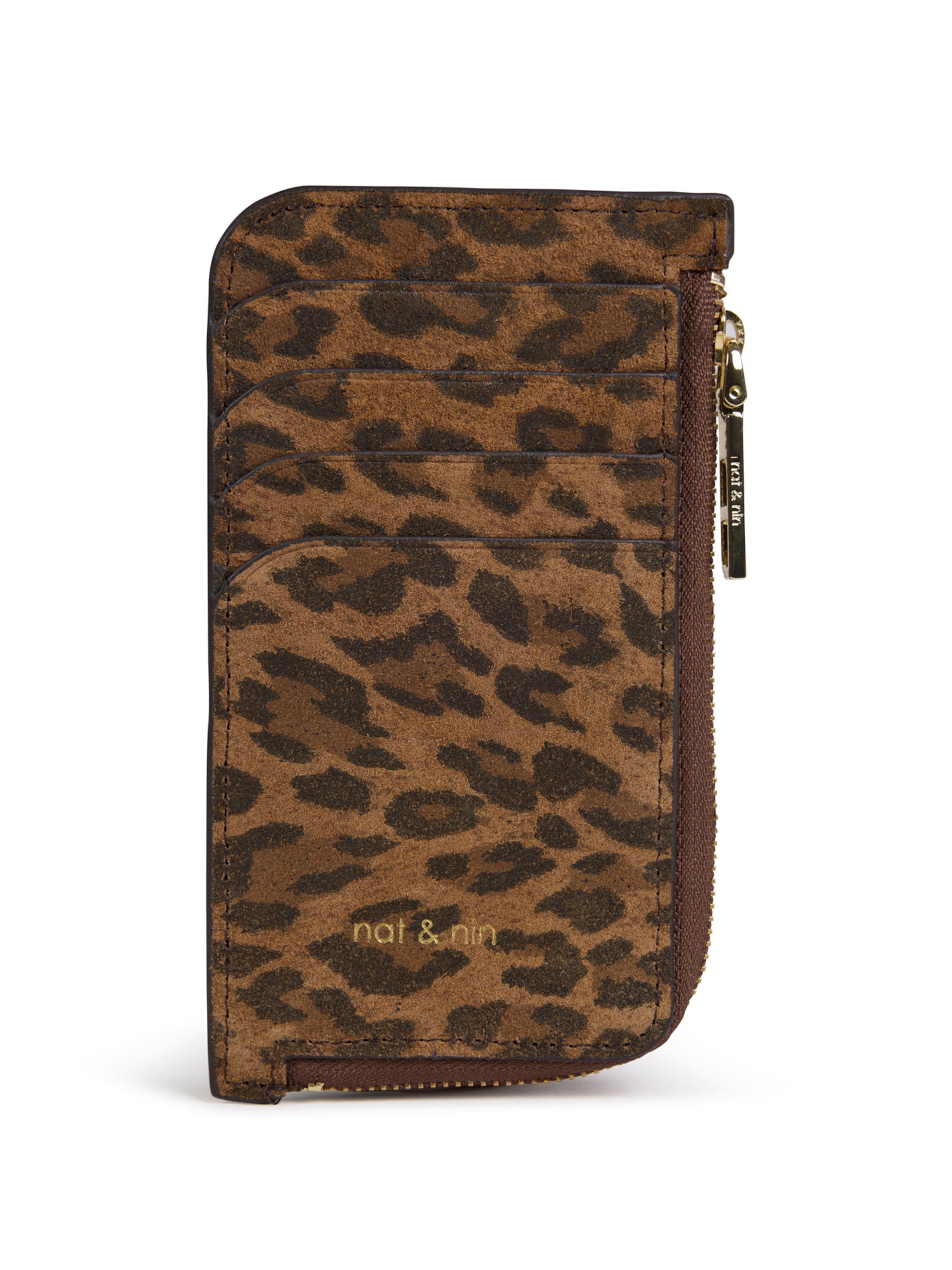 Nat&Nin Wallet ' ALIZE ' in Brown: front