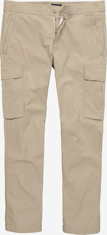 Men Plus Cargobroek in Beige: voorkant