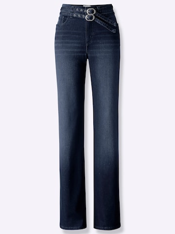 heine tavaline Teksapüksid, värv sinine: eest vaates