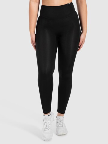 Coupe slim Leggings ' Ilissa ' Smilodox en noir : devant