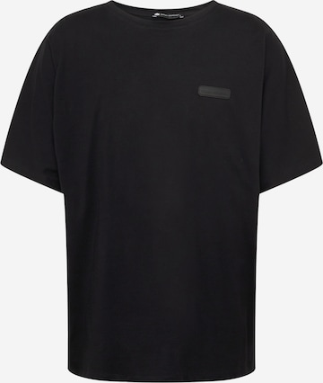 Gianni Kavanagh Shirt 'IDGAF' in Black: front