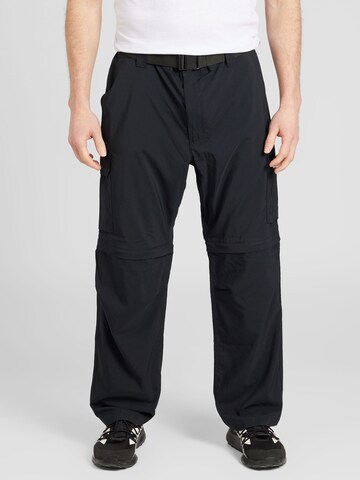 COLUMBIA Regular Outdoor Pants in Black: front