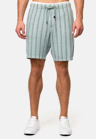 INDICODE JEANS Regular Broek in Grijs: voorkant