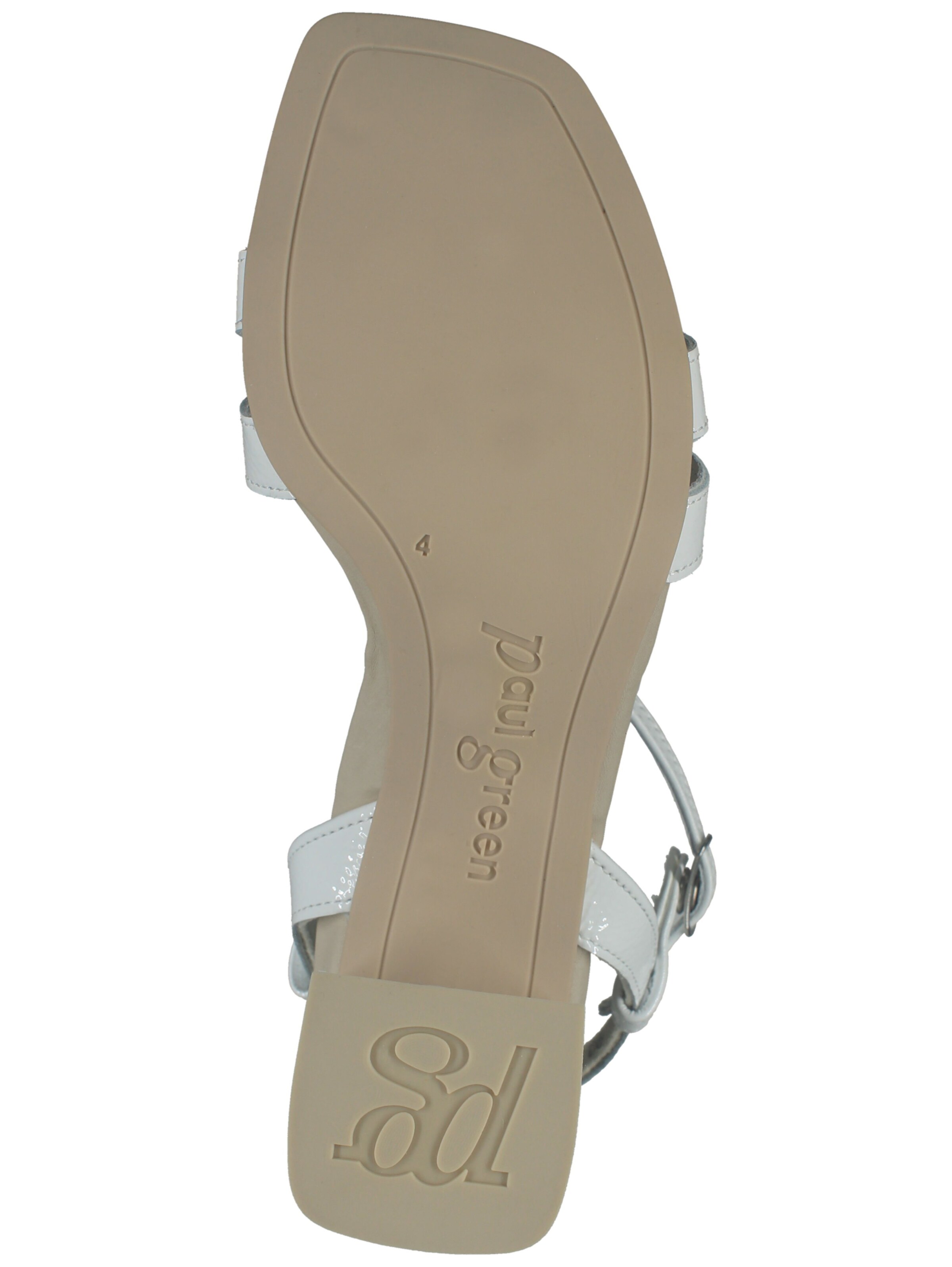 Sandalo con cinturino di Paul Green in bianco