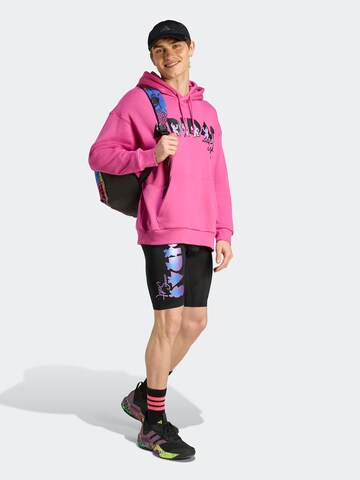 ADIDAS SPORTSWEAR Αθλητική μπλούζα φούτερ 'Adidas x Jeremy Scott' σε ροζ