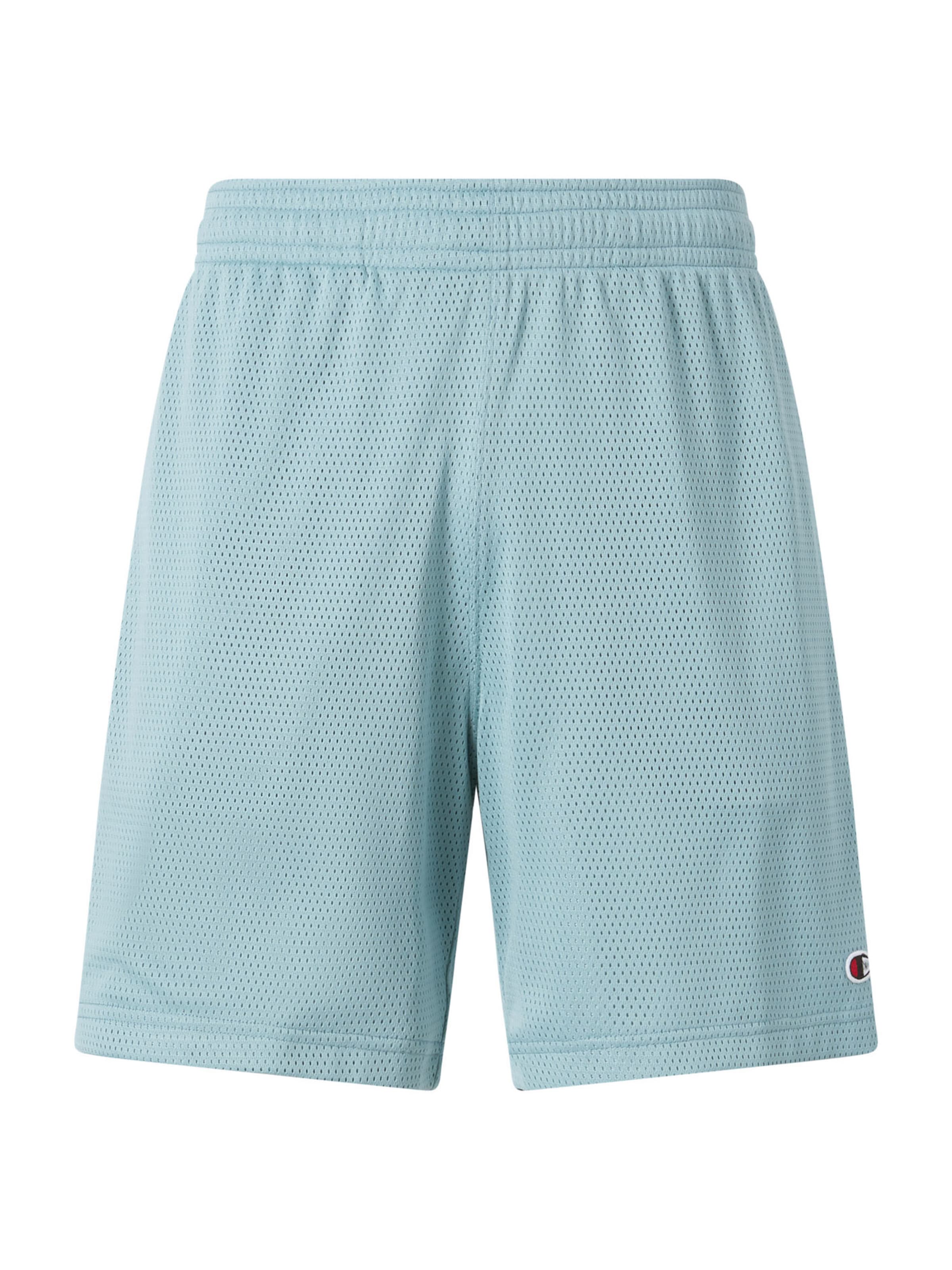 Largi Pantaloni sport de la Champion Authentic Athletic Apparel pe albastru: față