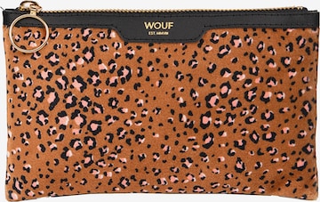 Wouf Cosmetic Bag in Brown: front