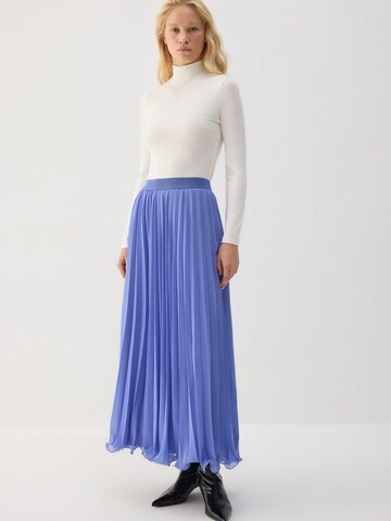 Touché Privé Skirt 'Pleated Chiffon Skirt' in Purple
