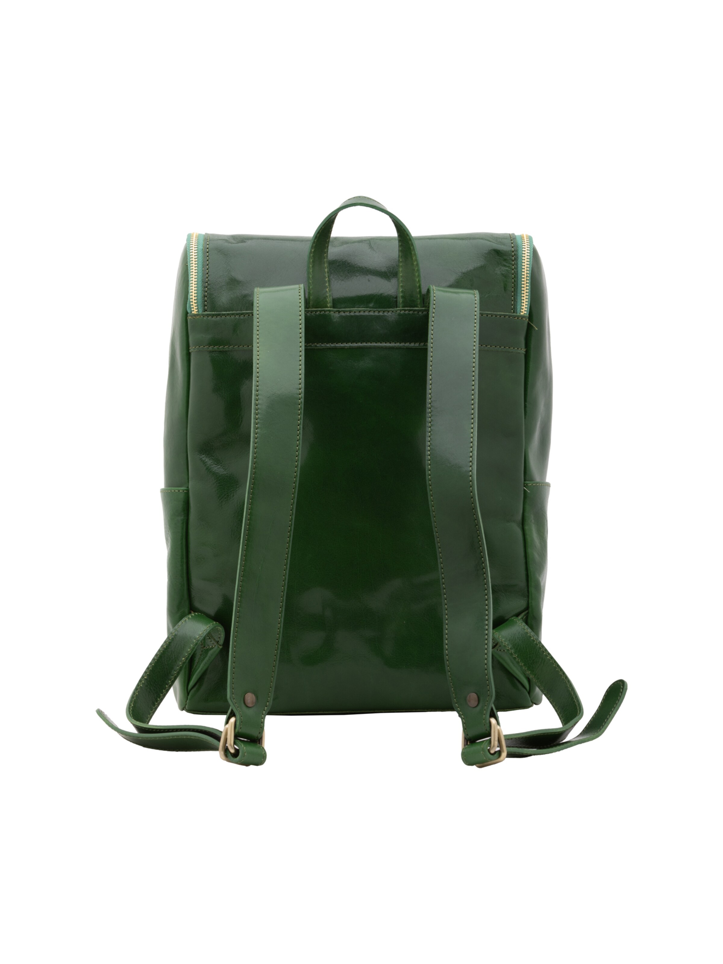 Zaino 'Borsa a Spalla Donna Vera Pelle Vacchetta - Embera Pro' di I Fratelli in verde