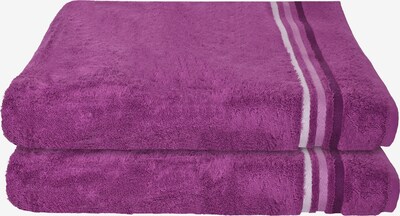 SCHIESSER Duschtücher 'Skyline Color' in lila, Produktansicht