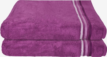 SCHIESSER Shower Towel 'Skyline Color' in Purple: front