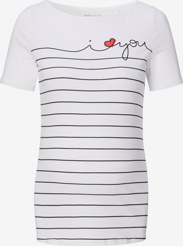 T-shirt Esprit Maternity en blanc : devant