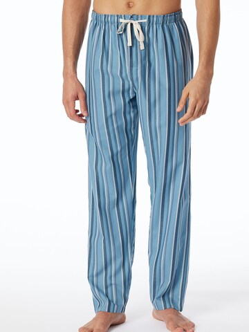 SCHIESSER Regular Sports trousers ' Mix & Relax ' in Blue: front