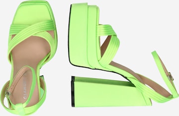 GLAMOROUS Sandals 'LILAC' in Green