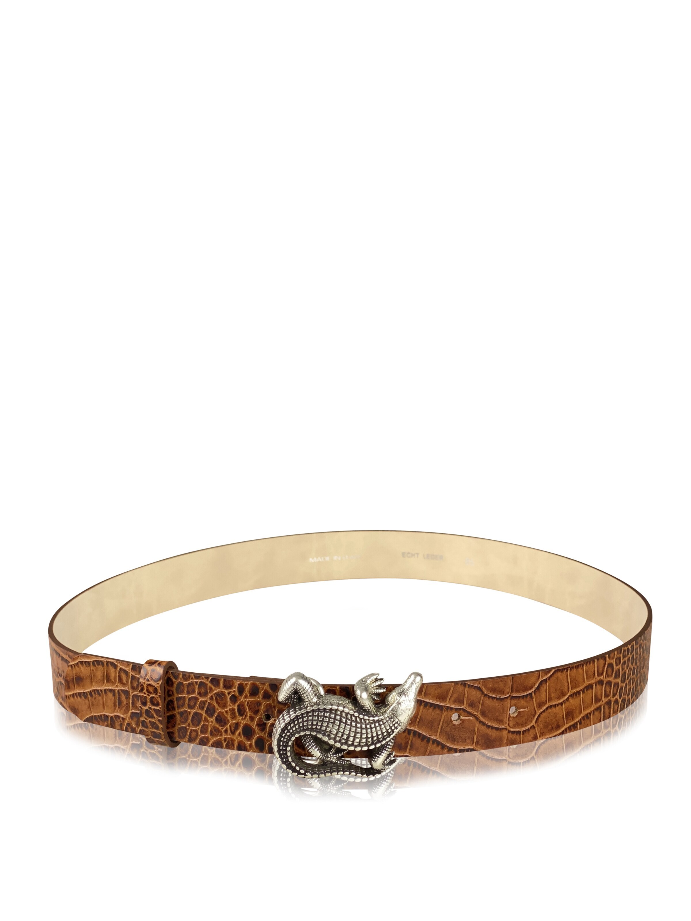 COLLEZIONE ALESSANDRO Belt 'Lianne' in Brown: front