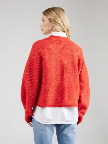 MSCH COPENHAGEN Knit cardigan 'Petunia Peggy' in Red