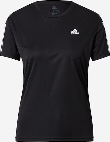 ADIDAS SPORTSWEAR Λειτουργικό μπλουζάκι 'Own The Run' σε μαύρο: μπροστά