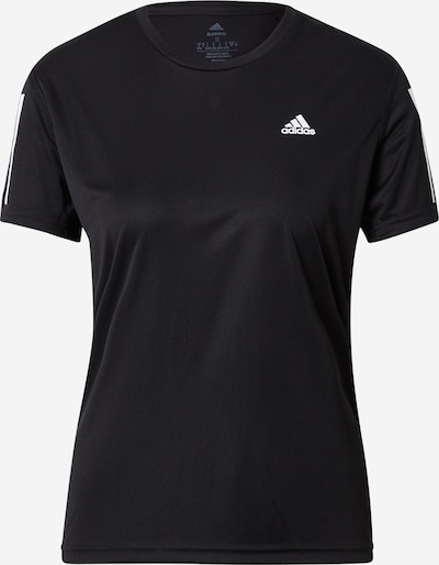 ADIDAS SPORTSWEAR Toiminnallinen paita 'Own The Run' värissä musta / valkoinen, Tuotenäkymä