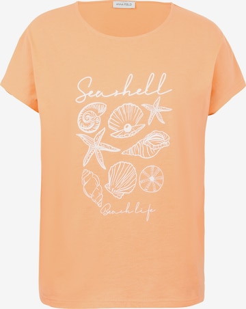 Anna Field Shirt in Oranje: voorkant