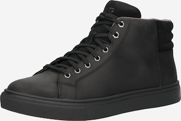 UGG High-Top Sneakers in Black: front