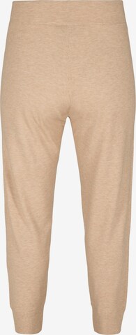 Zizzi Tapered Hose 'Mellie' in Beige