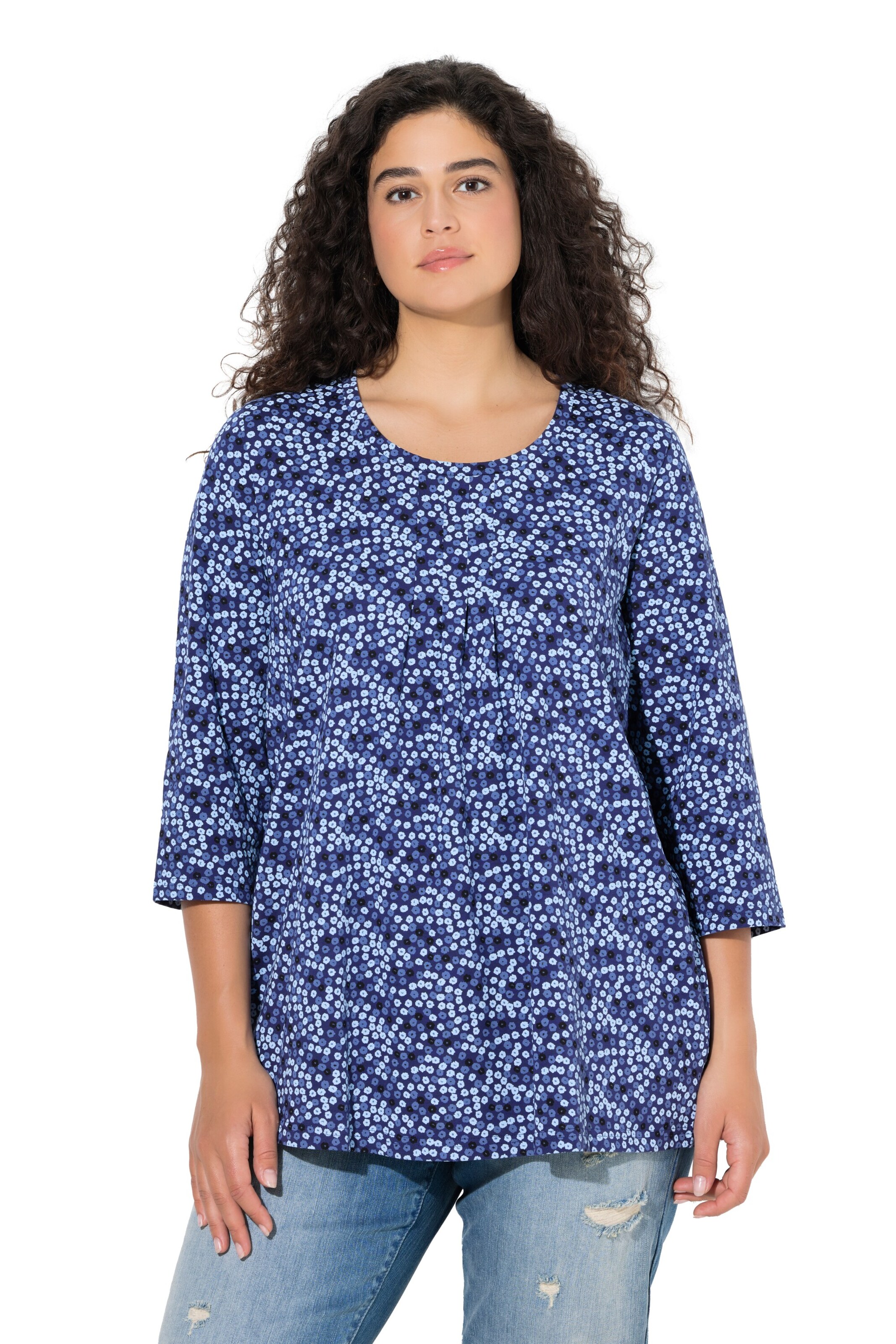 Ulla Popken Shirt in Blue: front