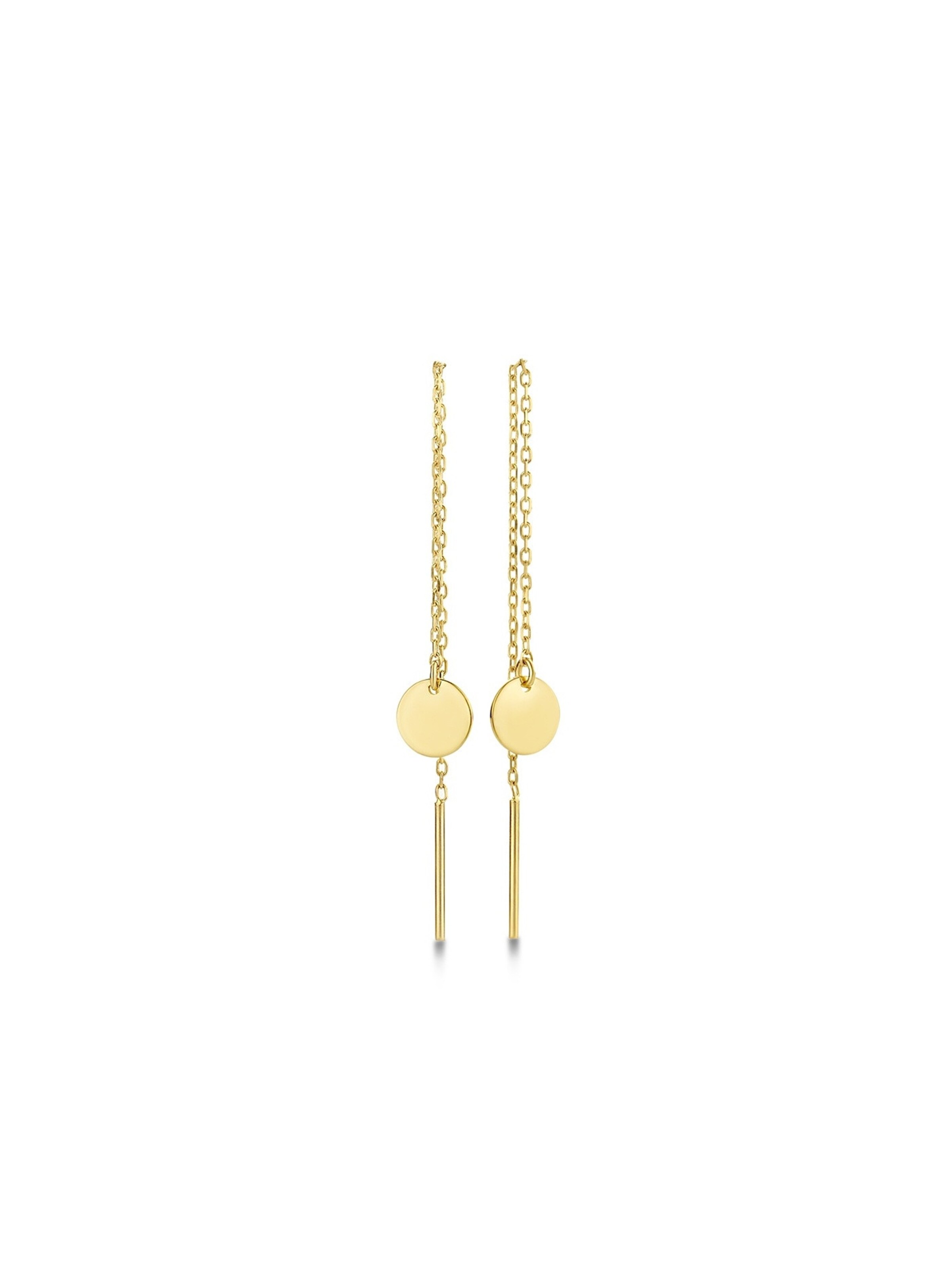 Isabel Bernard Earrings in Gold: front