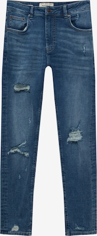 Pull&Bear Jeans in Blauw: voorkant