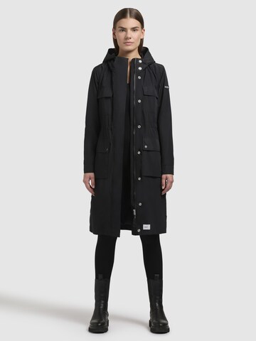 Manteau mi-saison 'Dipa' khujo en noir
