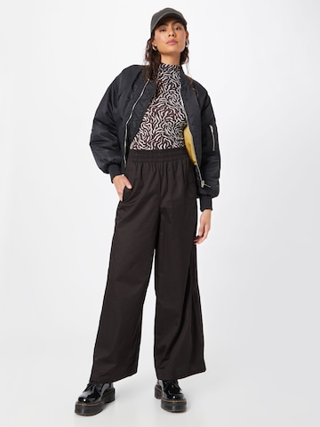 DRYKORN Wide leg Pants 'WINDY' in Black