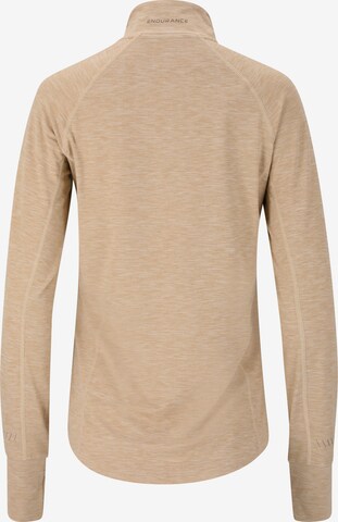 ENDURANCE Functioneel shirt 'Canna V2' in Beige