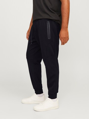 Effilé Pantalon 'JJFUSION' Jack & Jones Plus en noir