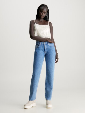 Calvin Klein Jeans regular Τζιν 'LOW RISE STRAIGHT' σε μπλε